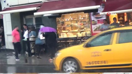 İstanbul’a sağanak yağış sürprizi