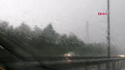 İstanbul- İstanbul'da Dolu Yağışı Etkili Oldu