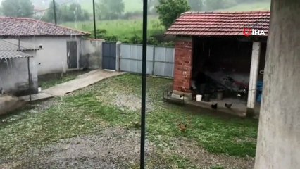 Çanakkale’de Dolu Yağışı Meyve ve Buğdaylara Zarar Verdi