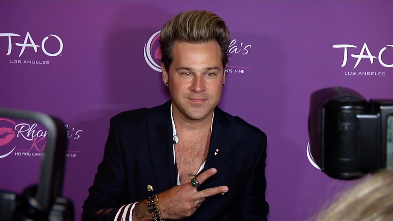 Ryan Cabrera 'Rhonda's Kiss Good Fortune Gala' Purple Carpet