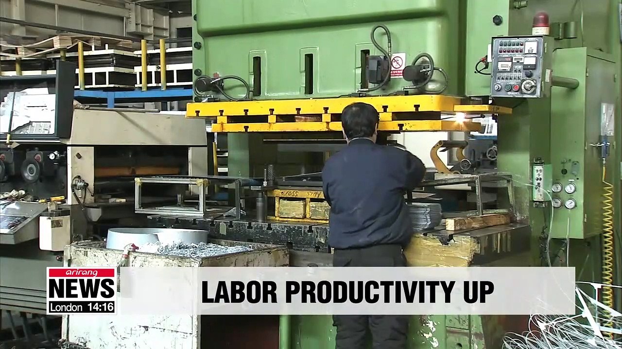 S. Korea's labor productivity increased in 2018, mainly due to reduced work hours