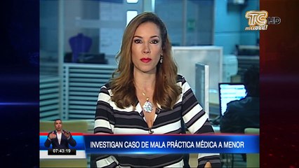 Investigan caso de mala práctica médica a menor