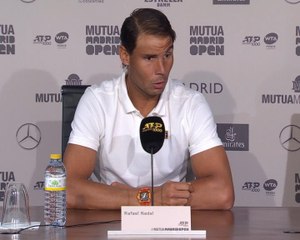 TENIS: ATP Madrid Open: Rafa Nadal: "Estoy volviendo a disfrutar del tenis"