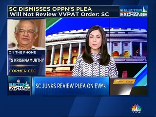 Human error is the reason behind some faulty EVMs, says former CEC TS Krishnamurthy