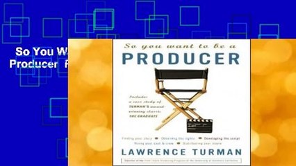 So You Want to Be a Producer  Review