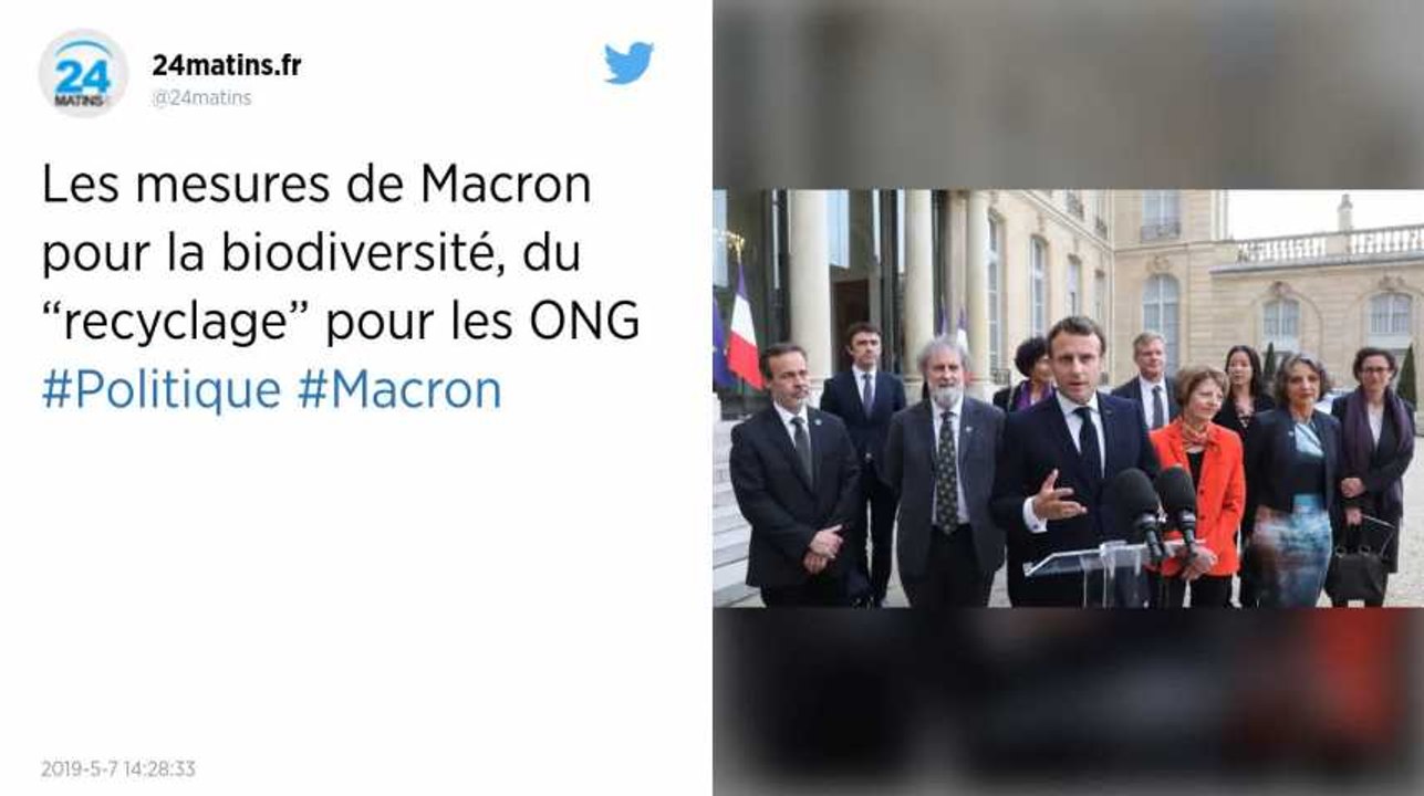 Biodiversité. Les mesures de Macron sont du « recyclage » pour les ONG