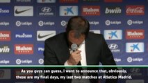 Godin breaks down as he announces Atletico departure