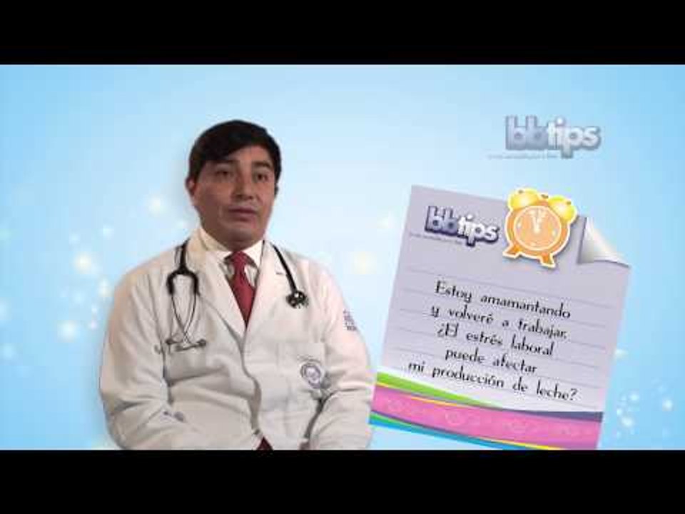 Estoy amamantando y volveré a trabajar. ¿El estrés laboral puede afectar mi producción de leche?