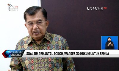Soal Tim Pemantau Tokoh, Wapres JK: Hukum Untuk Semua