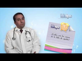 ¿Cuáles son la causas de la falta apetito?