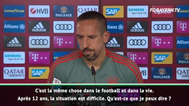 33e j. - Ribéry : J'ai beaucoup gagné avec le Bayern Munich