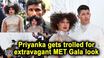 Priyanka gets trolled for extravagant MET Gala look