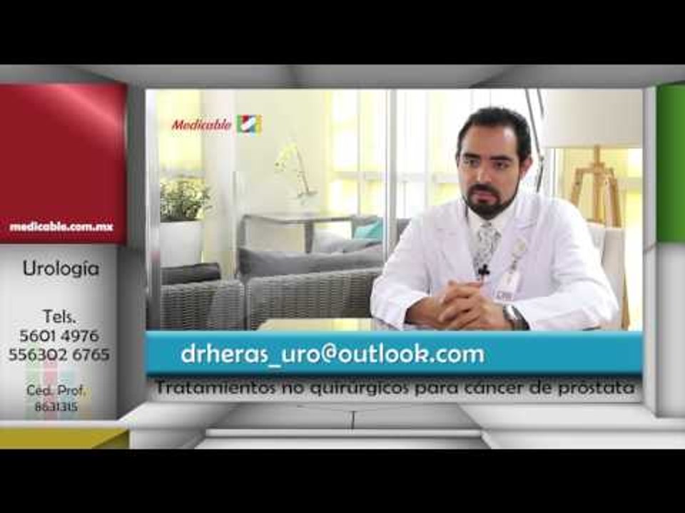 ¿Qué opciones de tratamientos no quirúrgicos existen para el cáncer de próstata?