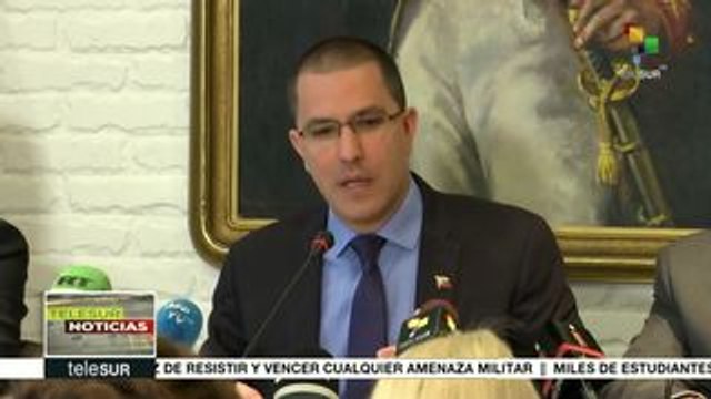Arreaza: Más de 5 mil millones de euros de Vzla. están bloqueados