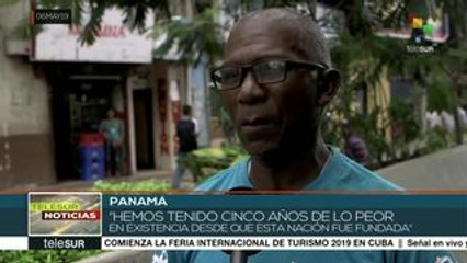 Panameños expresan esperanza de cambios en el país con el nuevo gob.