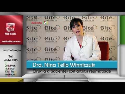 ¿Cuándo es necesaria la cirugía en pacientes con artritis reumatoide?