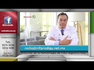 002 CUALES SON LOS SINTOMAS DE LA HEMORRAGIA DE TUBO DIGESTIVO BAJO