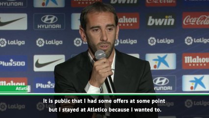 I have no regrets that I didn't leave Atletico earlier - Godin