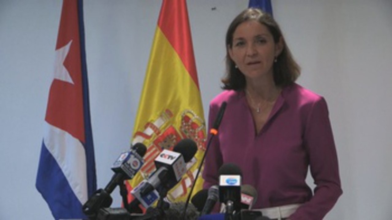 Ministra de España pide a Cuba un plan de pago de deuda a los empresarios españoles