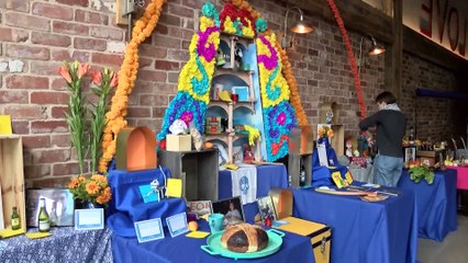 Local Artist's Day of the Dead Sculptures!