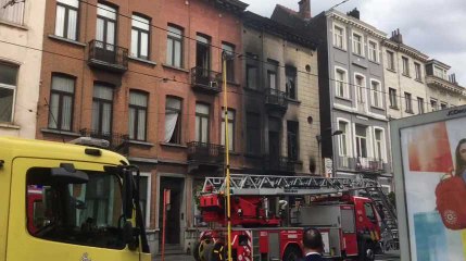 Schaerbeek - Incendie Avenue de la Reine
