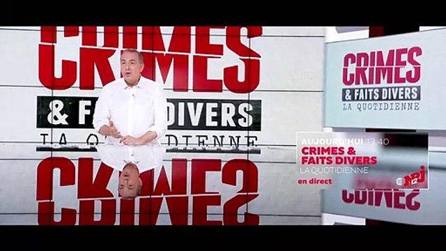 Crimes et Faits divers - 8 Mai - NRJ12 - Jean-Marc Morandini