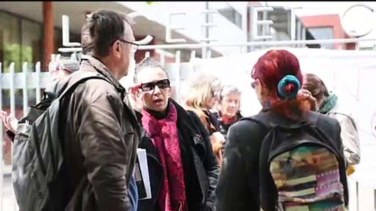 Lycée Kléber : des enseignants rassemblés pour s’opposer au passage au tout numérique prévu pour la rentrée 2019