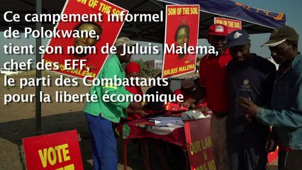 Juju Valley, campement informel des partisans des EFF