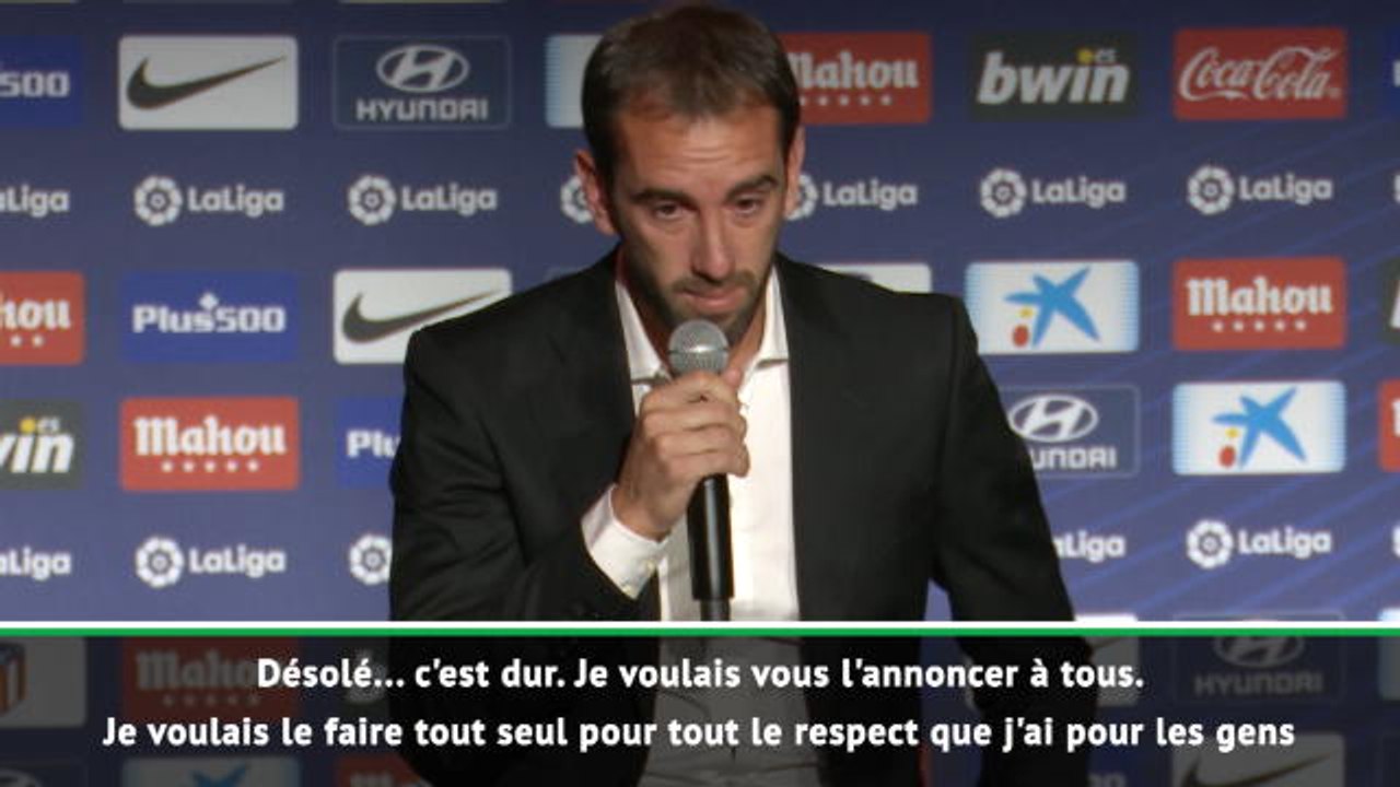 Atl. Madrid - L'adieu aux larmes de Godin !