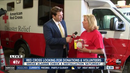 Red Cross looking for volunteers for smoke alarm installation event