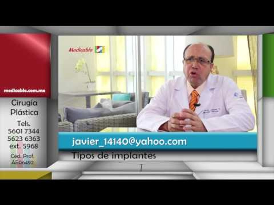 003 CUALES SON LOS TIPOS DE IMPLANTES MAMARIOS QUE EXISTEN