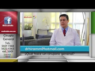 ¿Qué hace un cirujano general?