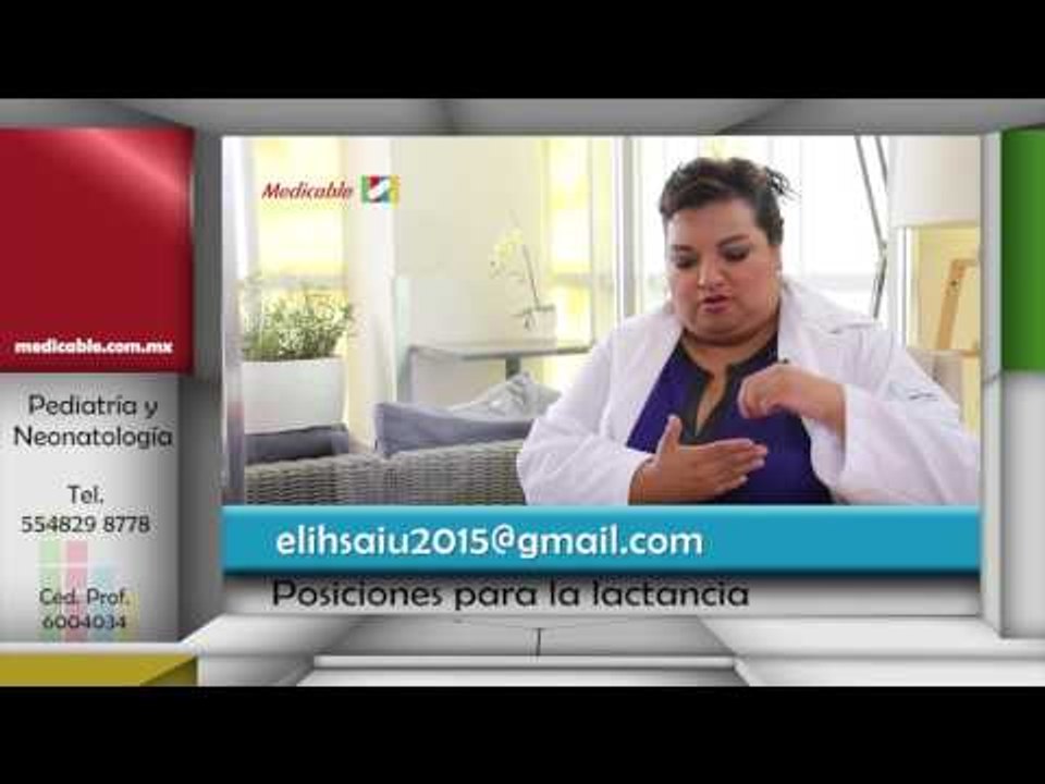 ¿Cuáles son las posiciones más recomendables para la lactancia?