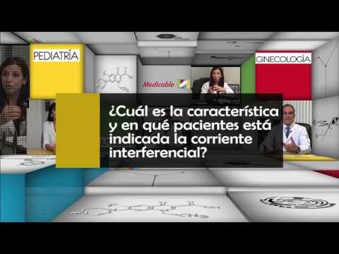 ¿Cuál es la característica y en qué pacientes está indicada la corriente interferencial?