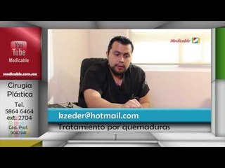 ¿Qué tipo de material se utiliza para el tratamiento en pacientes con quemaduras?