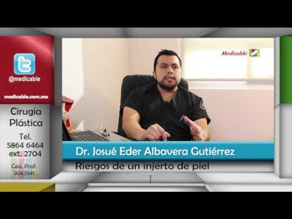 ¿Cuáles son los riesgos de un injerto de piel en un paciente con quemaduras?