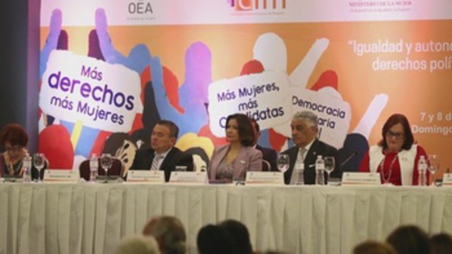 OEA reclama mayor voluntad para frenar la violencia contra mujeres en la política