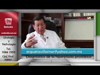 ¿Cómo se diagnostica la hiperplasia prostática?
