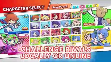 Tráiler de Puyo Puyo Champions
