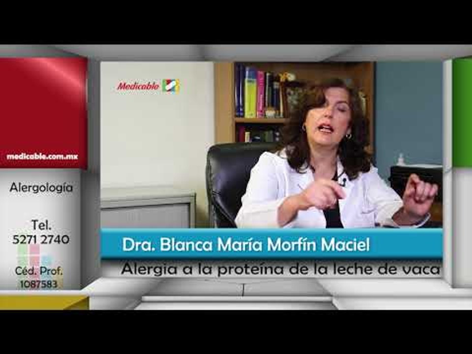 ¿Cómo se manifiesta la alergia a la proteína de leche de vaca?