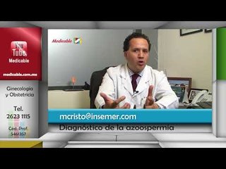 ¿Cómo se diagnostica la azoospermia?