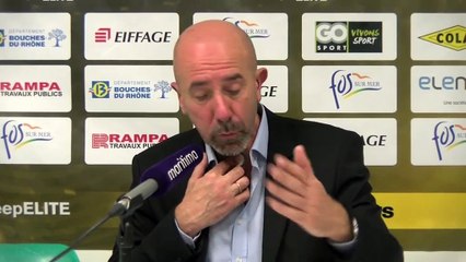 Eric Girard après la victoire du Portel à Fos