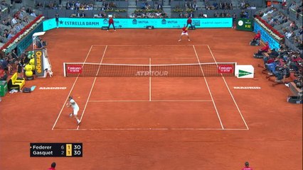 Madrid - Federer expédie Gasquet