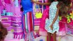 Barbie GIrl Shopping Toys for Baby Doll Clothes Dresses!
