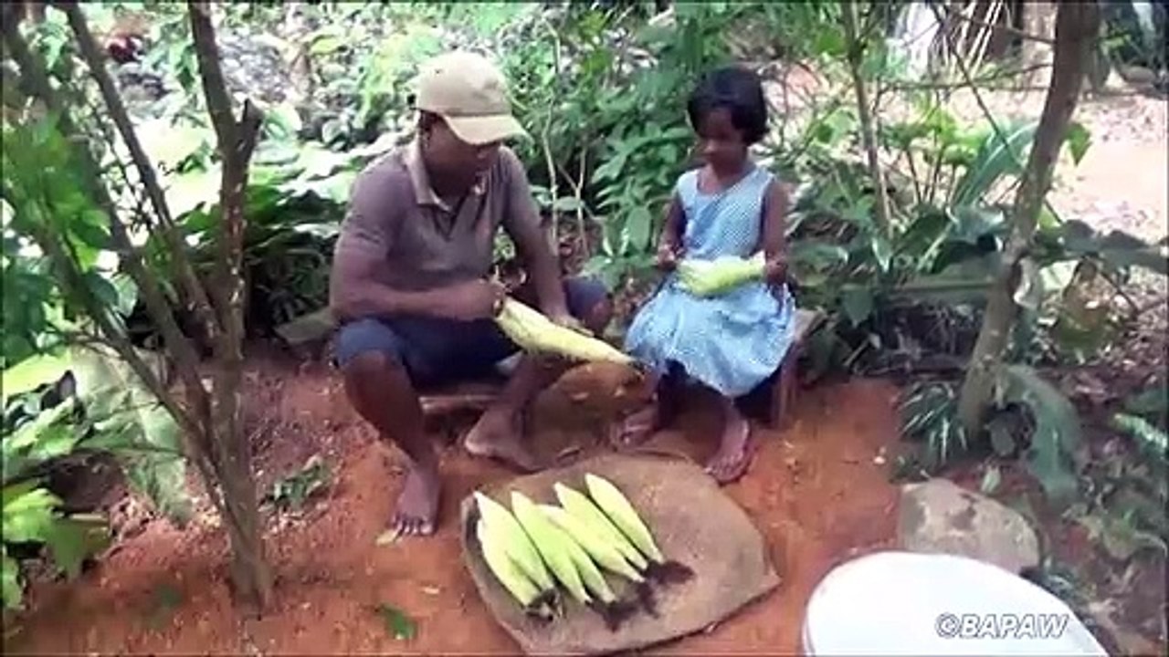 Village Aliments  Maïs pour l'Heure du Thé casse-croûte préparé dans mon Village par une Petite Fille de Papa