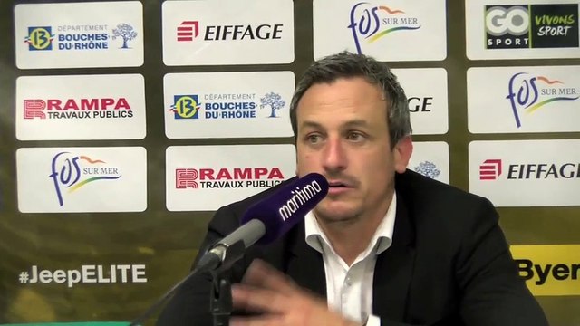 Rémi Giuitta après la défaite de Fos contre Le Portel