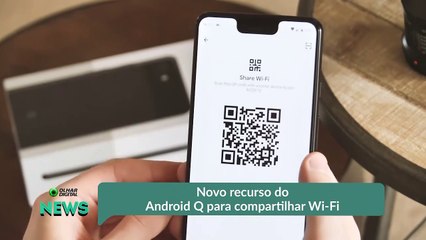 Novo recurso do Android Q para compartilhar Wi-Fi
