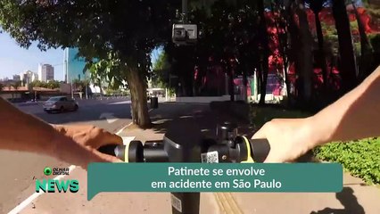 Patinete se envolve em acidente em São Paulo