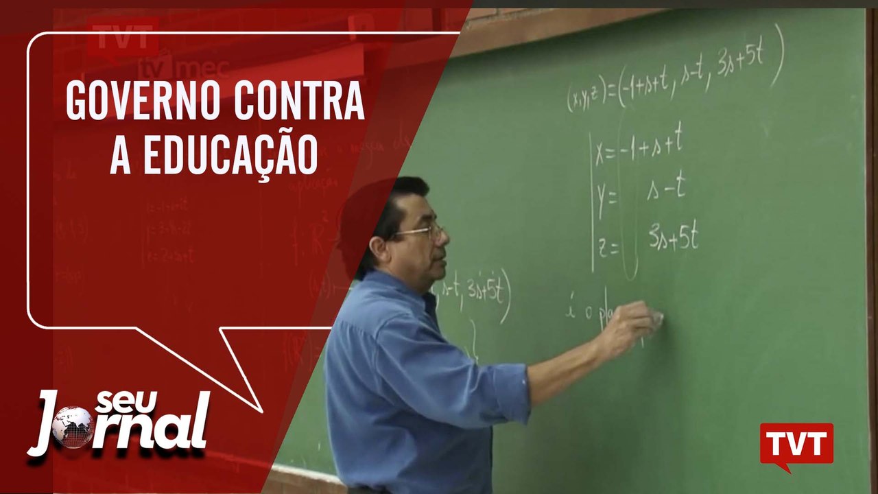 Governo contra a educação