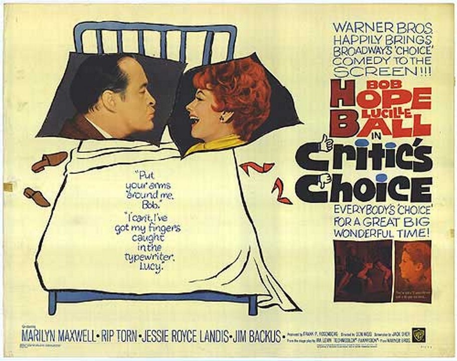 Critic's Choice movie (1963) Bob Hope, Lucille Ball video Dailymotion